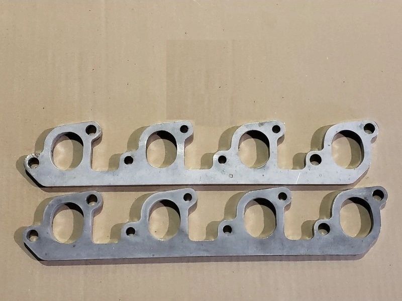 FORD 351M, 351C, 400 2V 304 STAINLESS HEADER FLANGES (PAIR, 3/8″ THICK)