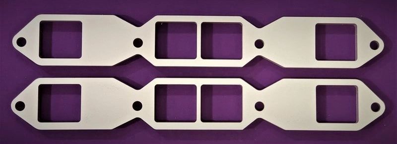 BUICK NAILHEAD 304SS INTAKE FLANGES (PAIR, 3/8″ THICK)