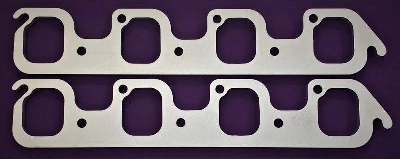 FORD 351M, 351C, 400 4V STEEL HEADER FLANGES (PAIR, 3/8″ THICK)