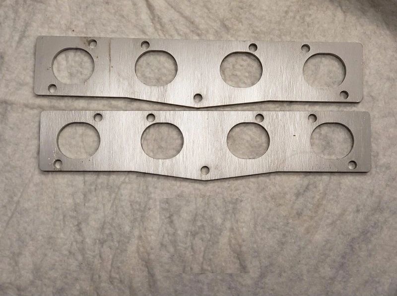 MOPAR 331 354 392 EARLY HEMI STAINLESS EXHAUST HEADER FLANGES (PAIR, 3/8″ THICK)
