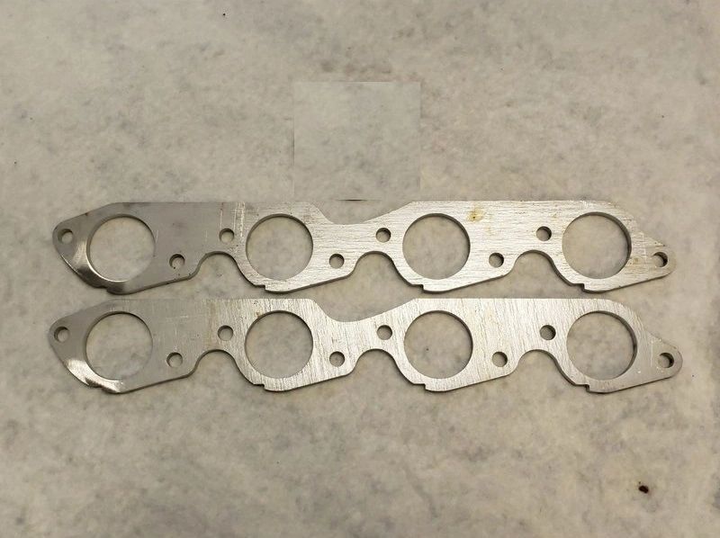 GM CHEVY 366-502 BBC 2″ PRIMARIES 304 STAINLESS HEADER FLANGES (PAIR, 3/8″ THICK)