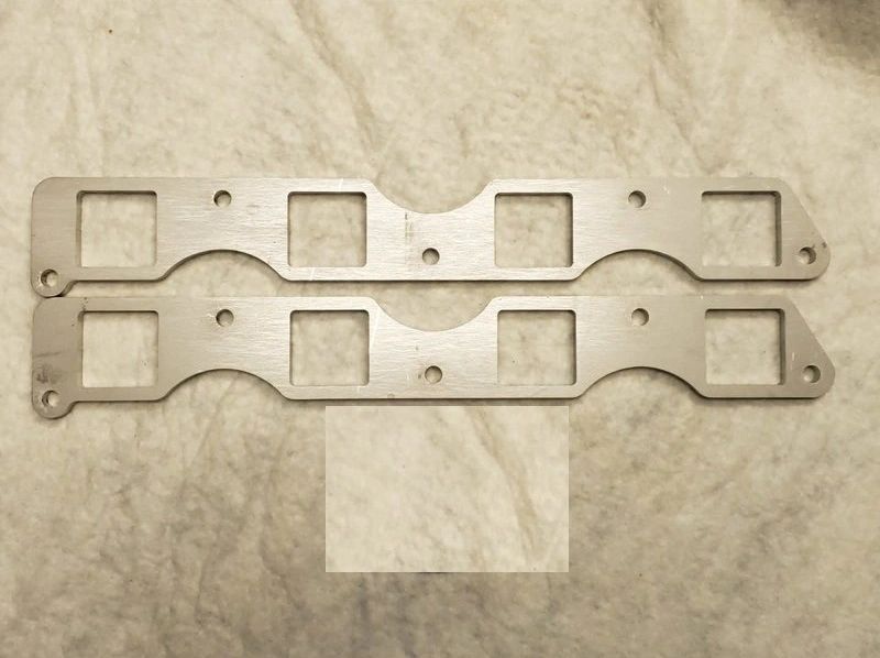 MOPAR 426 HEMI STAINLESS HEADER FLANGES (PAIR, 3/8″ THICK)