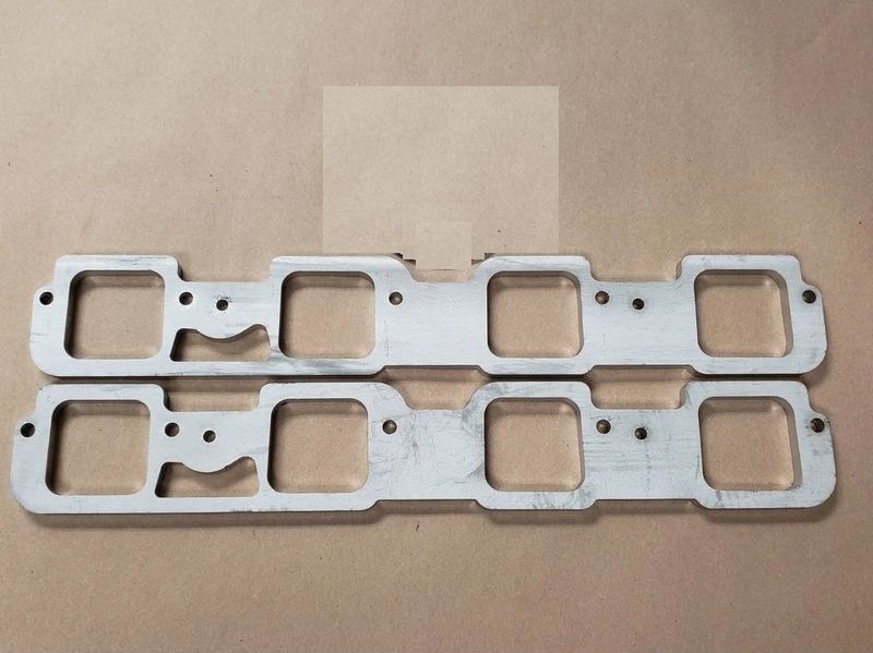 MOPAR 6.1L, 6.2L, 6.4L STAINLESS INTAKE FLANGES (PAIR, 3/8″ THICK)