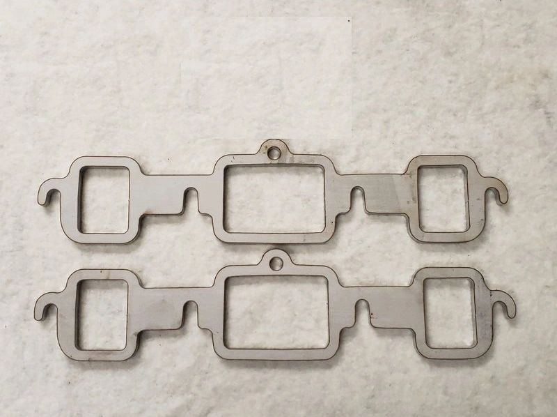 OLDSMOBILE 350-455 304 STAINLESS HEADER FLANGES (PAIR, 3/8″ THICK)