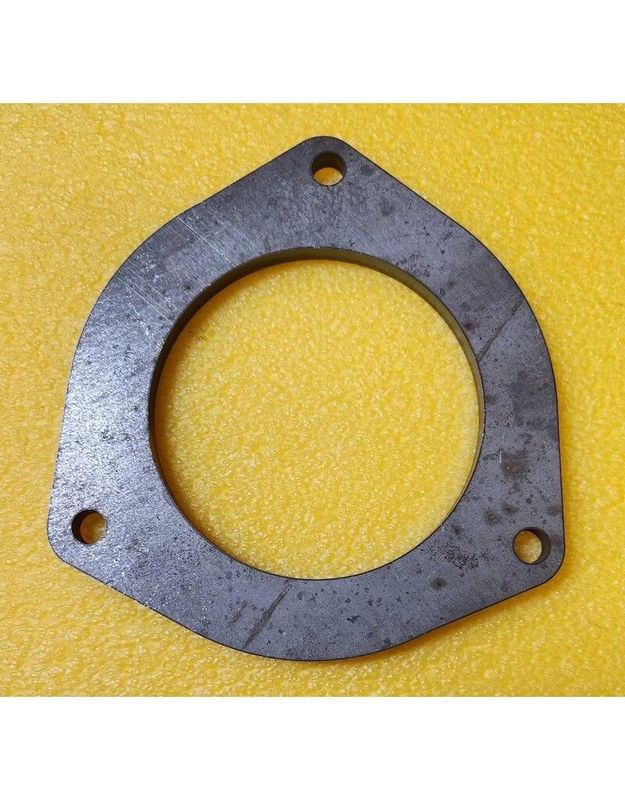 3 BOLT STEEL 4″ CENTER HOLE FLANGE- FITS RAM DOWNPIPES (ONE FLANGE, 3/8″ THICK)