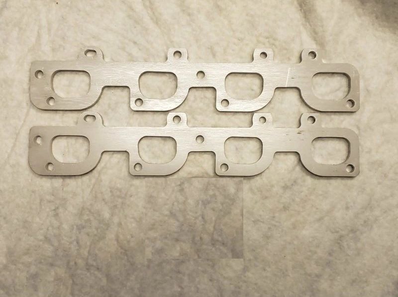 MOPAR 6.1L, 6.2L, 6.4L STAINLESS HEADER FLANGES (PAIR, 3/8″ THICK)