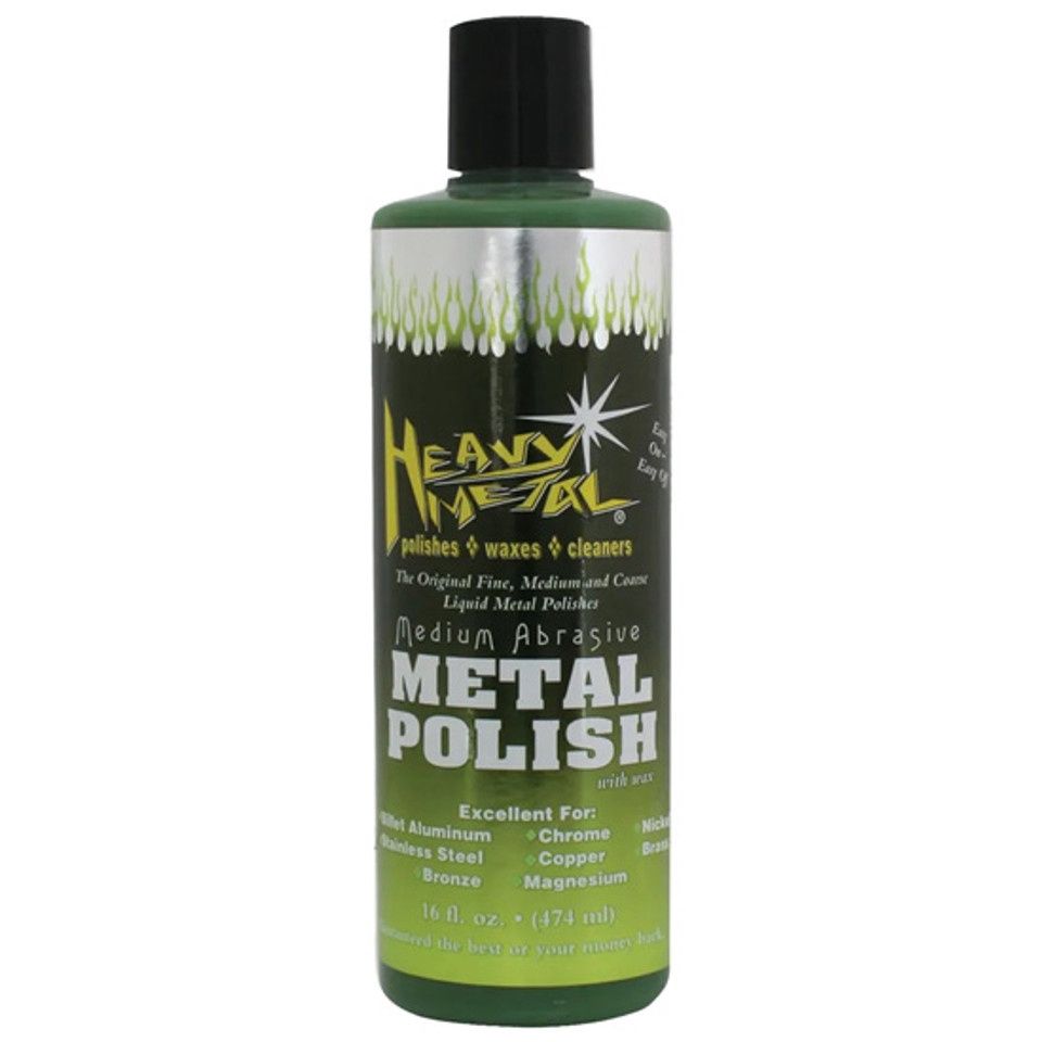 Metal Polish, Type: Green/Medium Abrasive