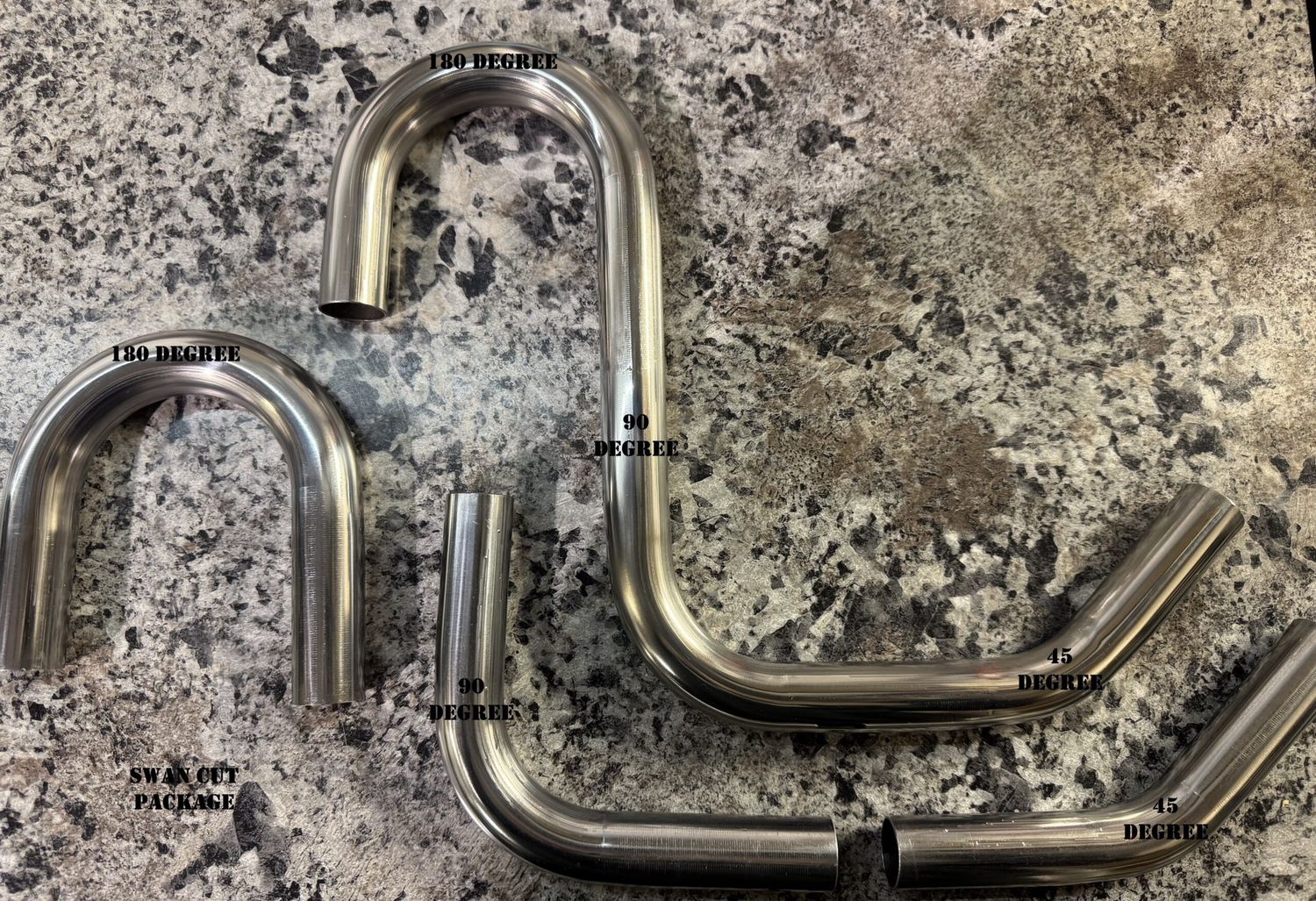 Swan Cut Package, Material: 304SS, Semi-Polished: No, Size: 1-3/4"