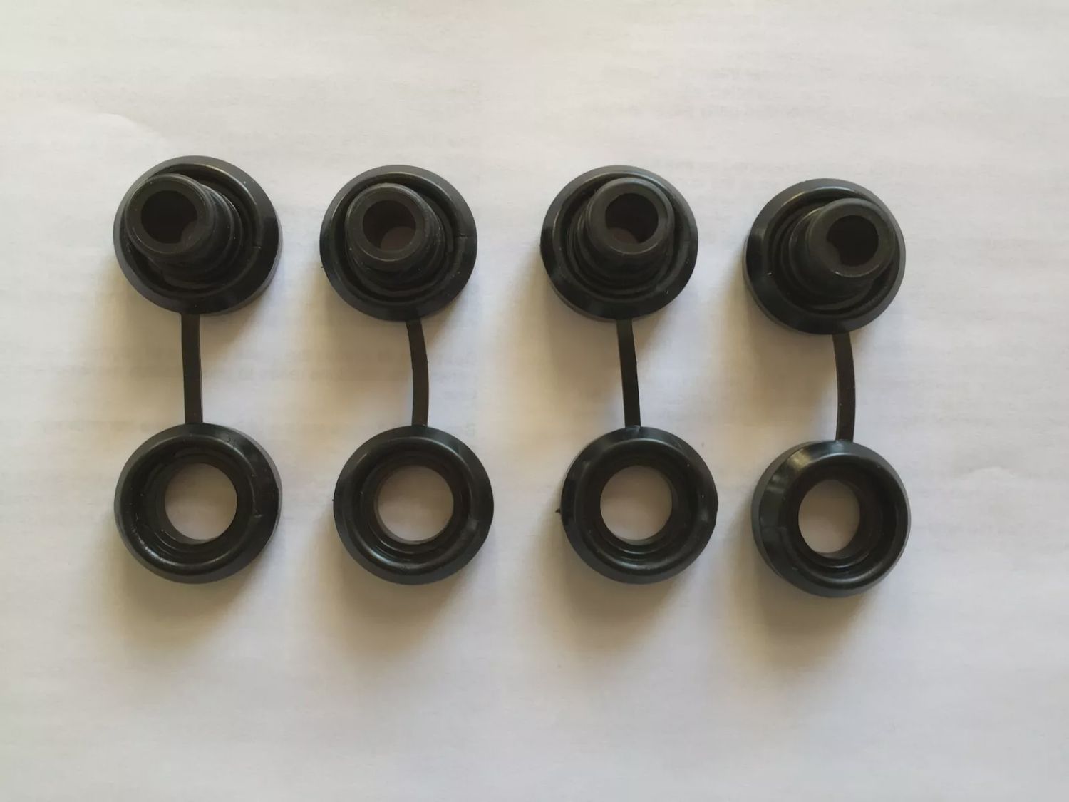 Universal Exhaust Hanger Rod Mount – Male &amp; Female Locking System Black Rubber Grommet, Type: Male