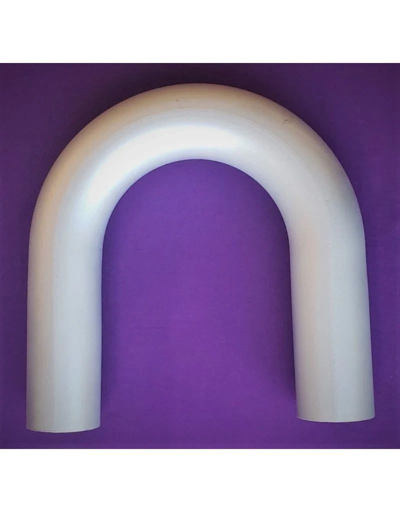 MILD STEEL MANDREL BENDS, BEND ANGLE: 180 DEGREE, Size: 1-1/2" w/ 3" CLR, 4" legs