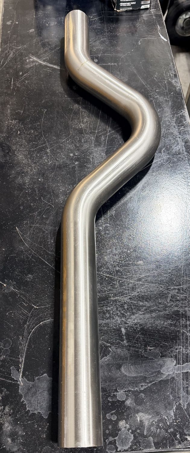 Over Axle Exhaust Bends (Camel Hump Bends), Material: 304ss, Size: 2"