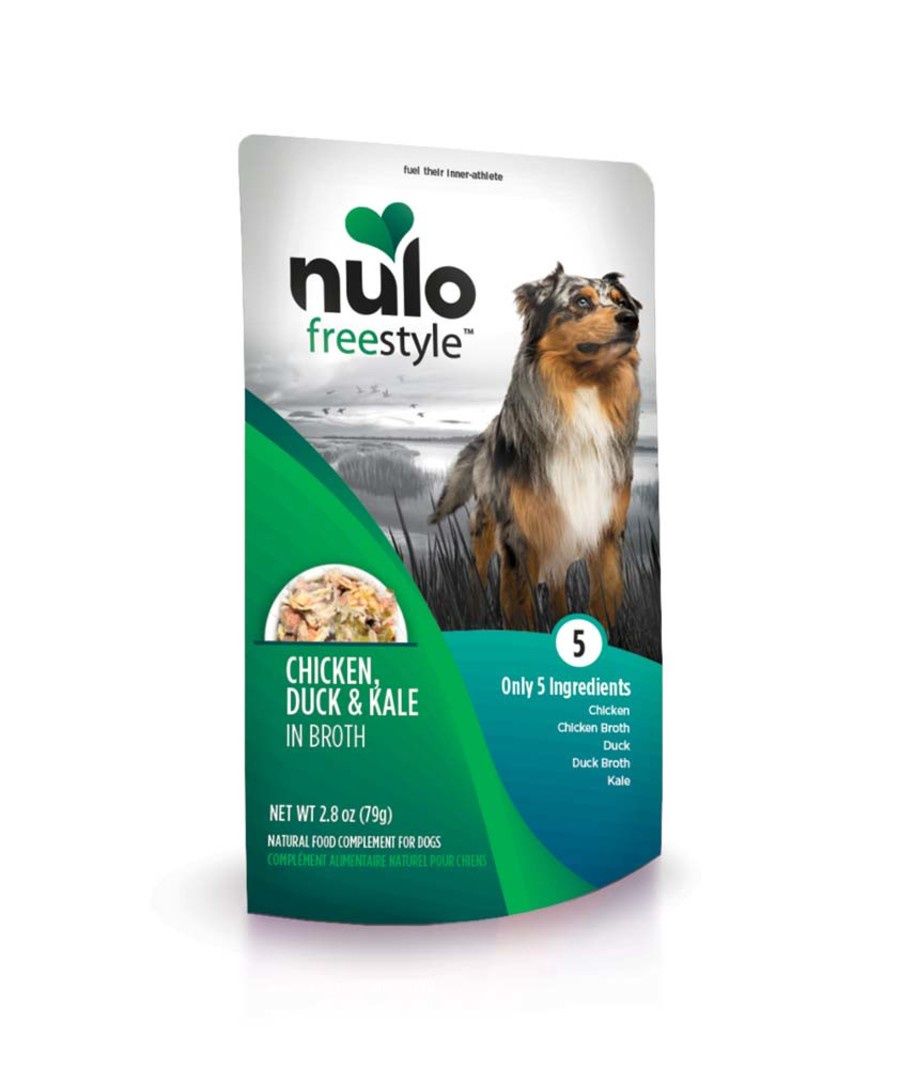 Nulo Dog Pouches, Flavour: Chicken, Duck, Kale