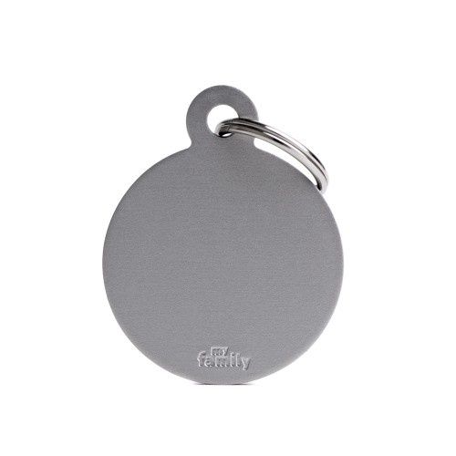 Tag Aluminum Big Circle Grey