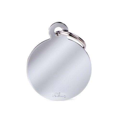 Tag Chrome Big Circle Brass