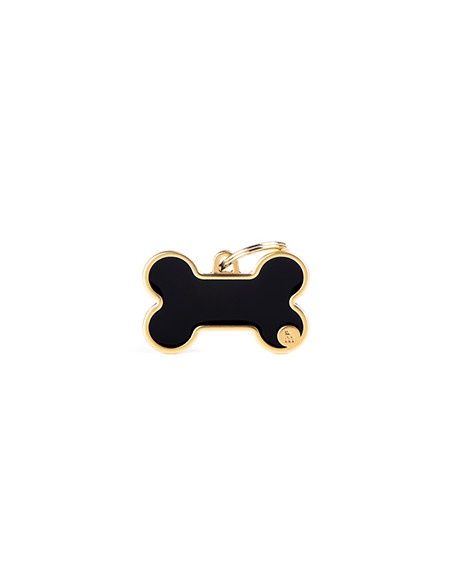 Tag Handmade Large Black Bone Gold