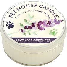 Pet House Lavender Green Tea Candle