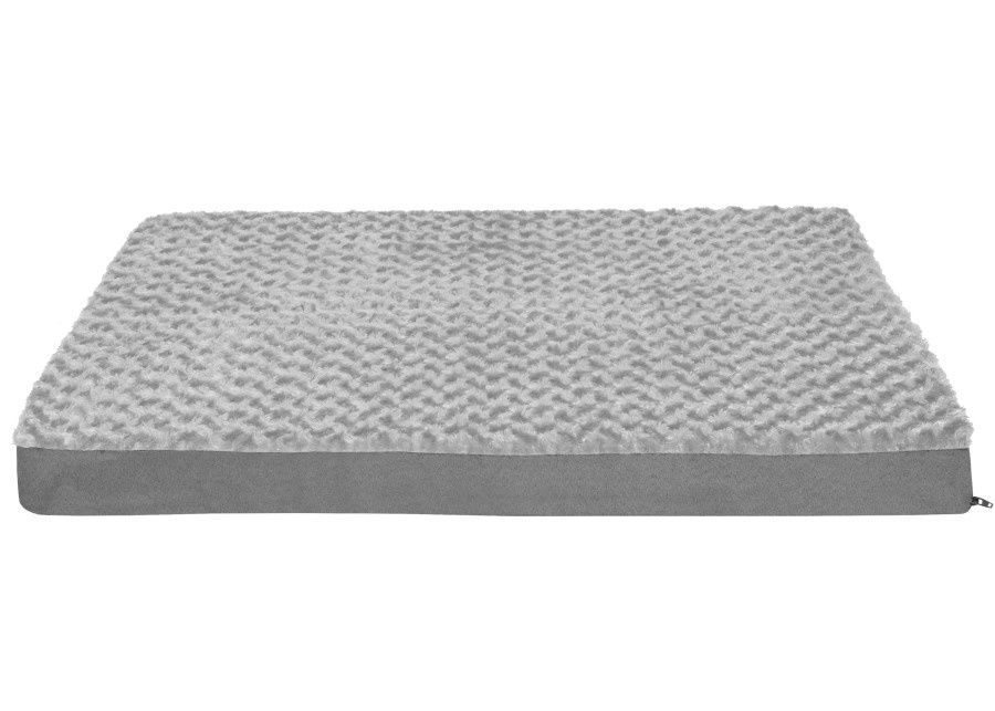 Furhaven Ultra Plush Deluxe, Color: Gray, Size: Large