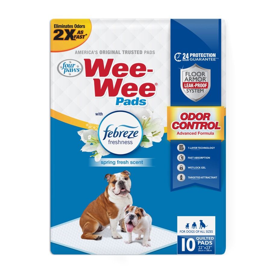 Wee Wee Pads Odor Control Febreze Freshness