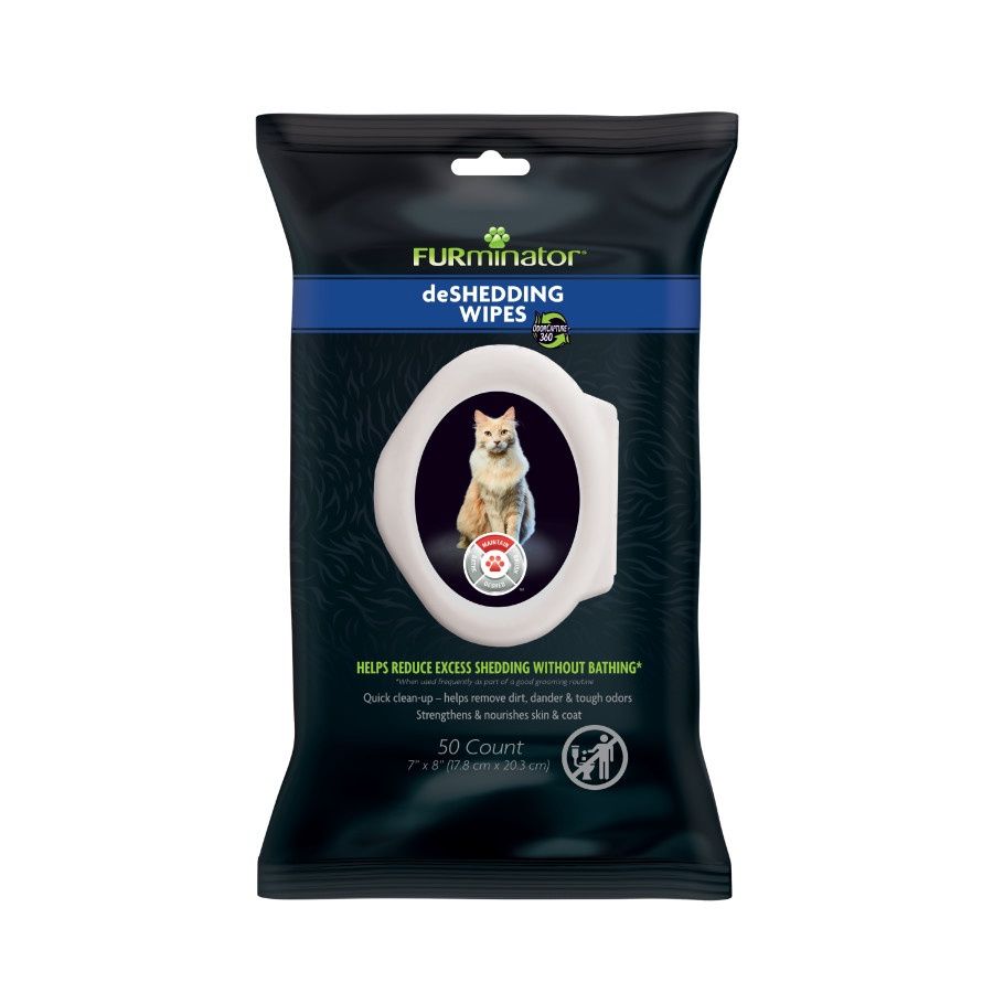 Furminator de Shedding Wipes for Cats