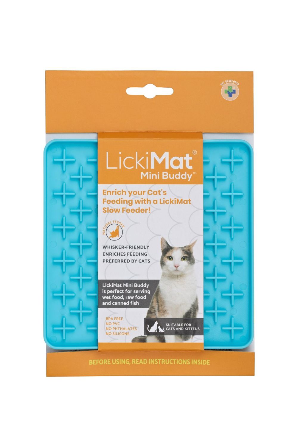 LickiMat Cat, Collection: Mini Buddy, Color: Blue