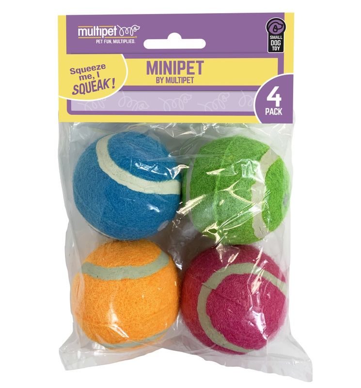 Sqky Balls 4 pc
