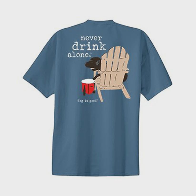 T-Shirt 2XL Never Drink Alone