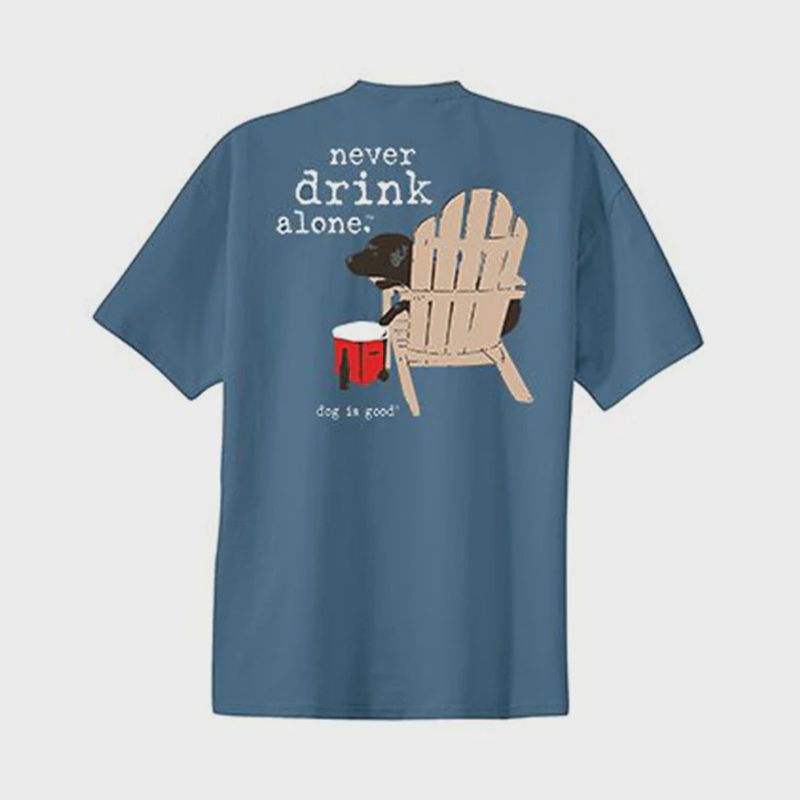T-Shirt 2XL Never Drink Alone