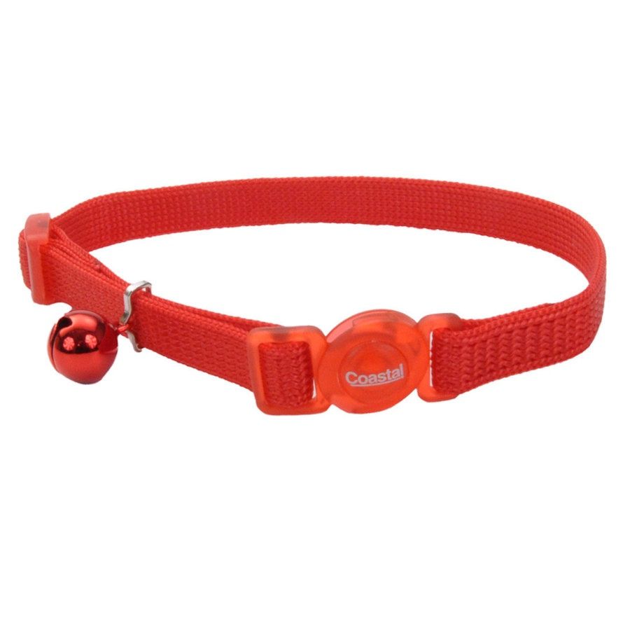 Cat Collar Safe 12 inch, Color: Red