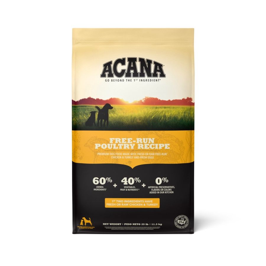 Acana Dog Free Run Poultry, Size: 25 lb