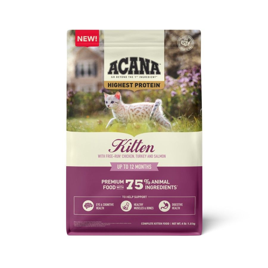 Acana Kitten Highest Protein, Size: 4lb