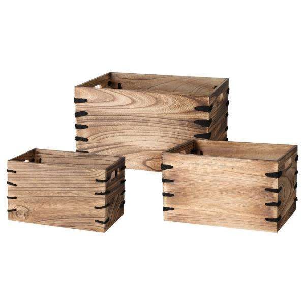 WOODEN BOX SET 3PC