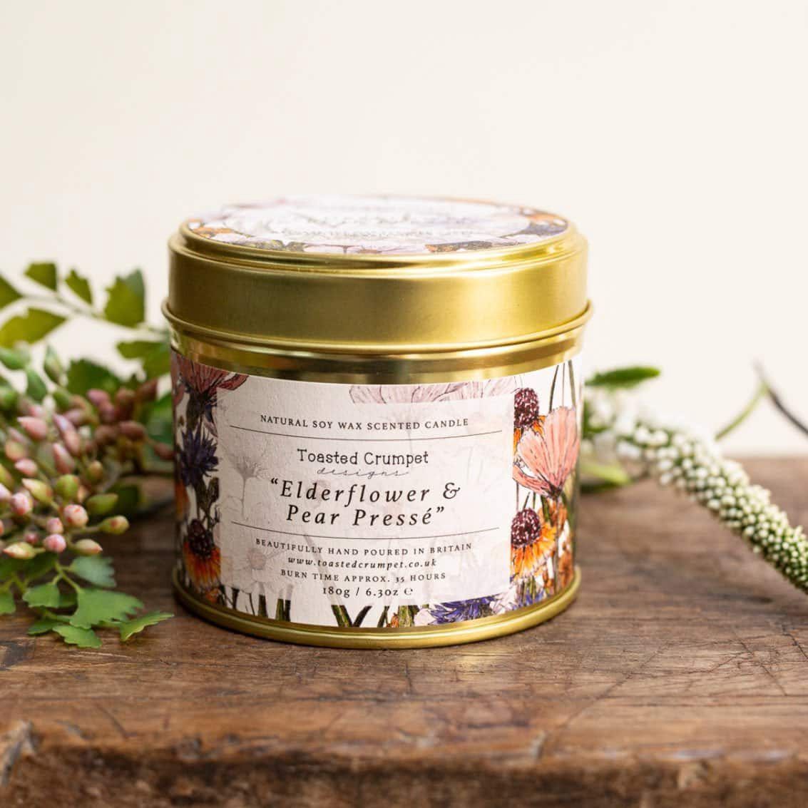ELDERFLOWER &amp; PEAR CANDLE