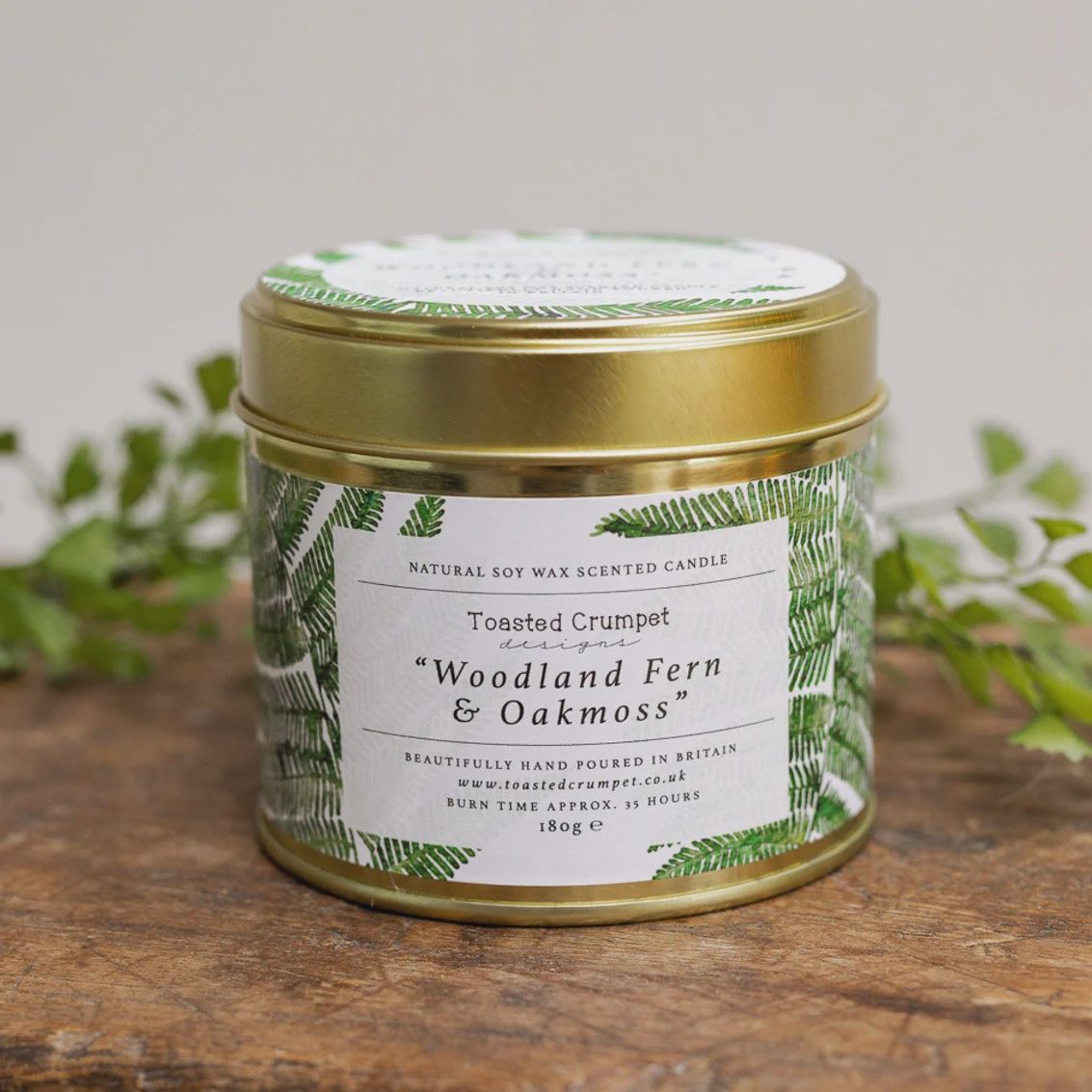 WOODLAND FERN &amp; OAKMOSS CANDLE