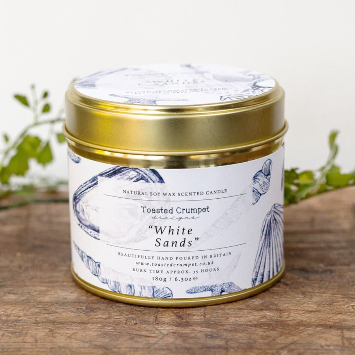 WHITE SANDS CANDLE IN A MATTE GLASS