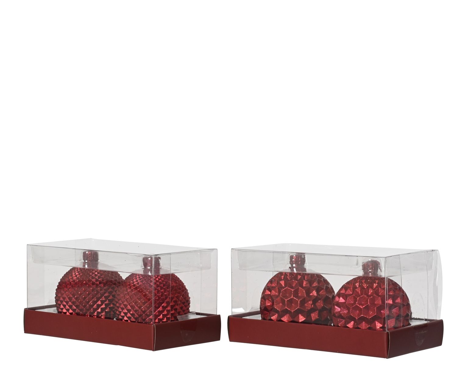 RED HONEYCOMB BAUBLE CANDLE RED HONEYCOMB BAUBLE CANDLE
