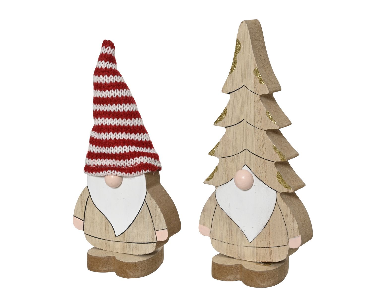 GOLD EDGED TREE HAT PAULOWNIA WOOD GNOME GOLD EDGED TREE HAT PAULOWNIA WOOD GNOME