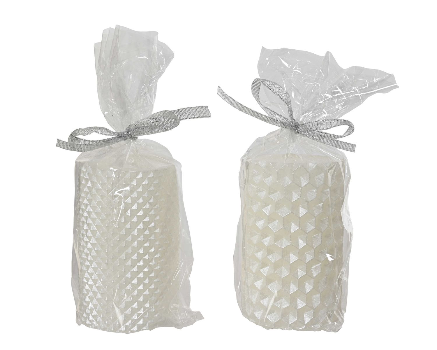 WHITE PEARL HONEYCOMB PILLAR CANDLE WHITE PEARL HONEYCOMB PILLAR CANDLE