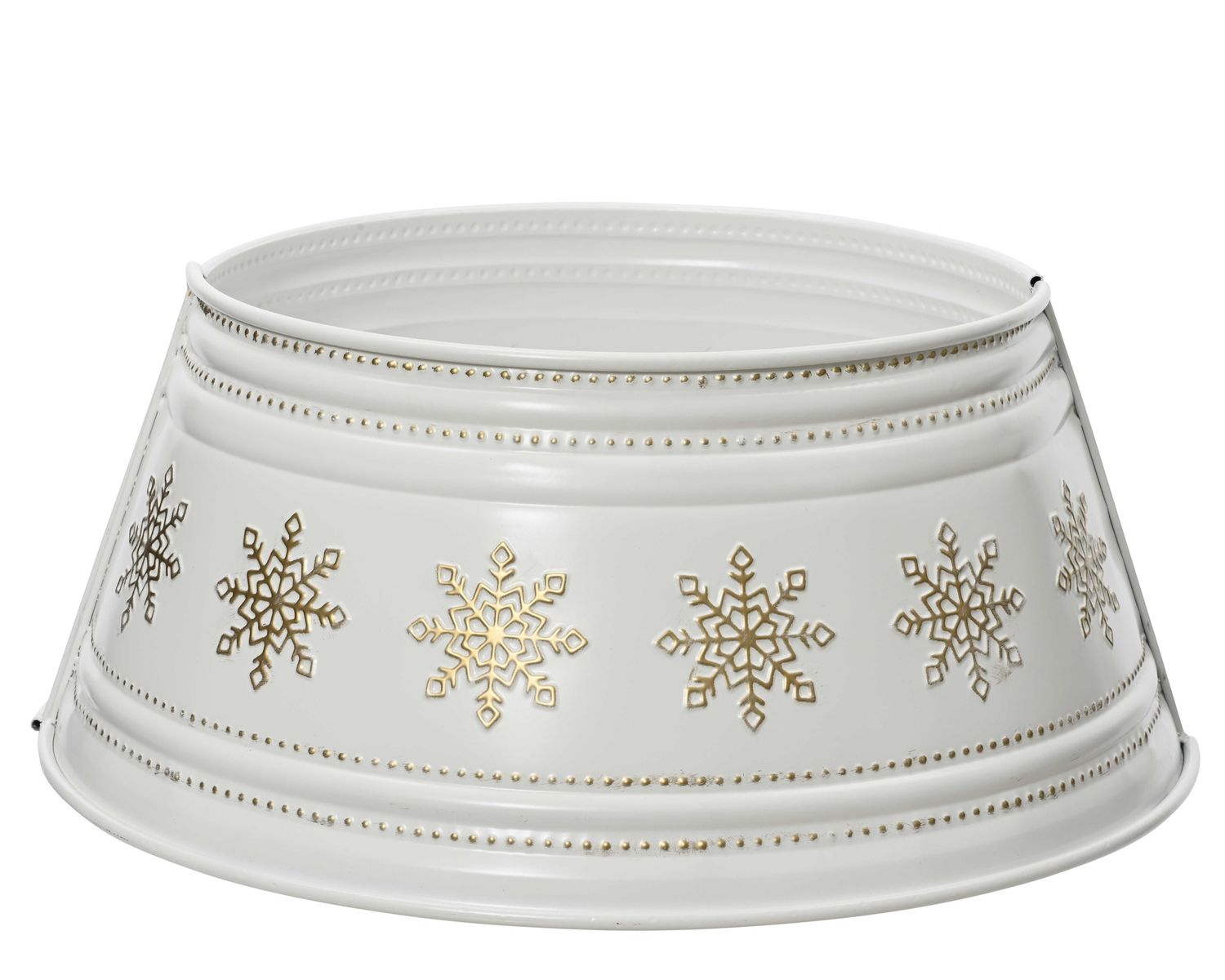 METAL WHITE & GOLD TREE COLLAR METAL WHITE & GOLD TREE COLLAR