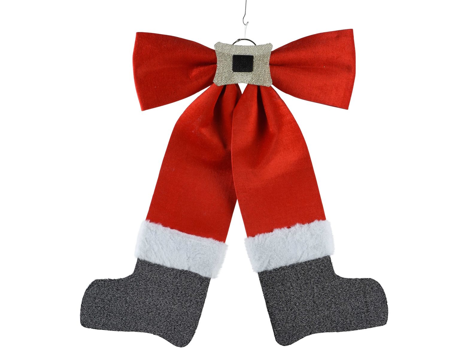 DANGLY SANTA LEG DOOR BOW DANGLY SANTA LEG DOOR BOW