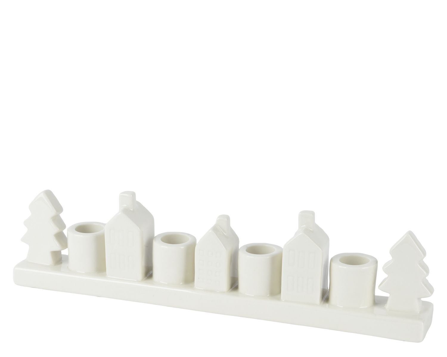 CERAMIC HOUSE & TREE TEALIGHT HOLDER CERAMIC HOUSE & TREE TEALIGHT HOLDER