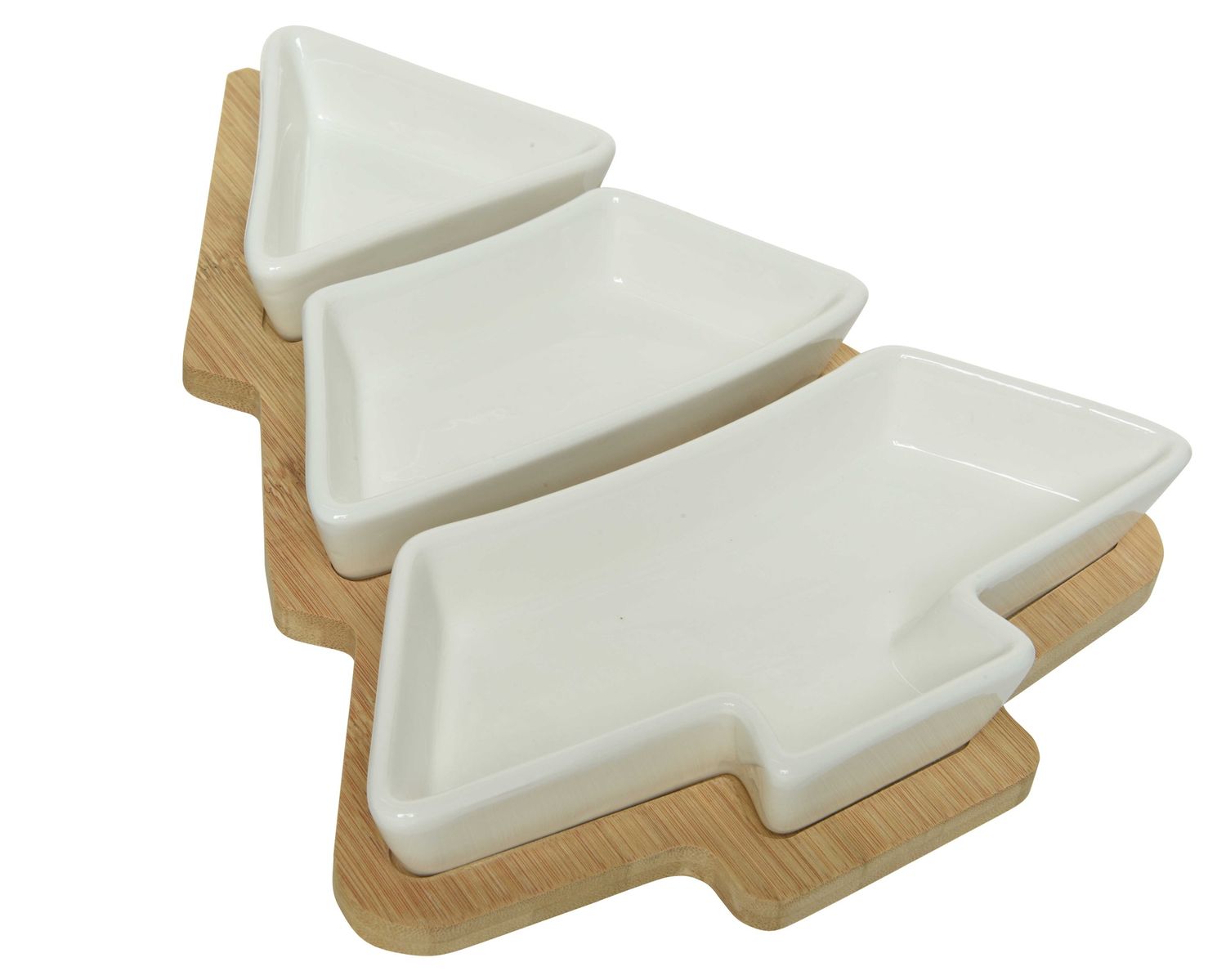 CERAMIC TREE TAPAS SERVING SET CERAMIC TREE TAPAS SERVING SET
