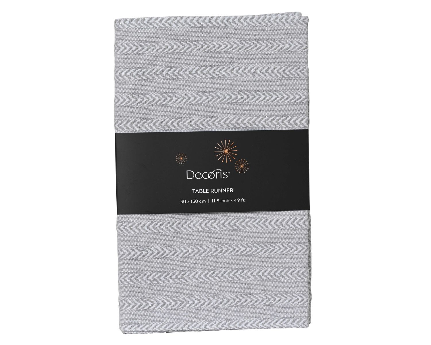 GREY HERRINGBONE TABLE RUNNER GREY HERRINGBONE TABLE RUNNER