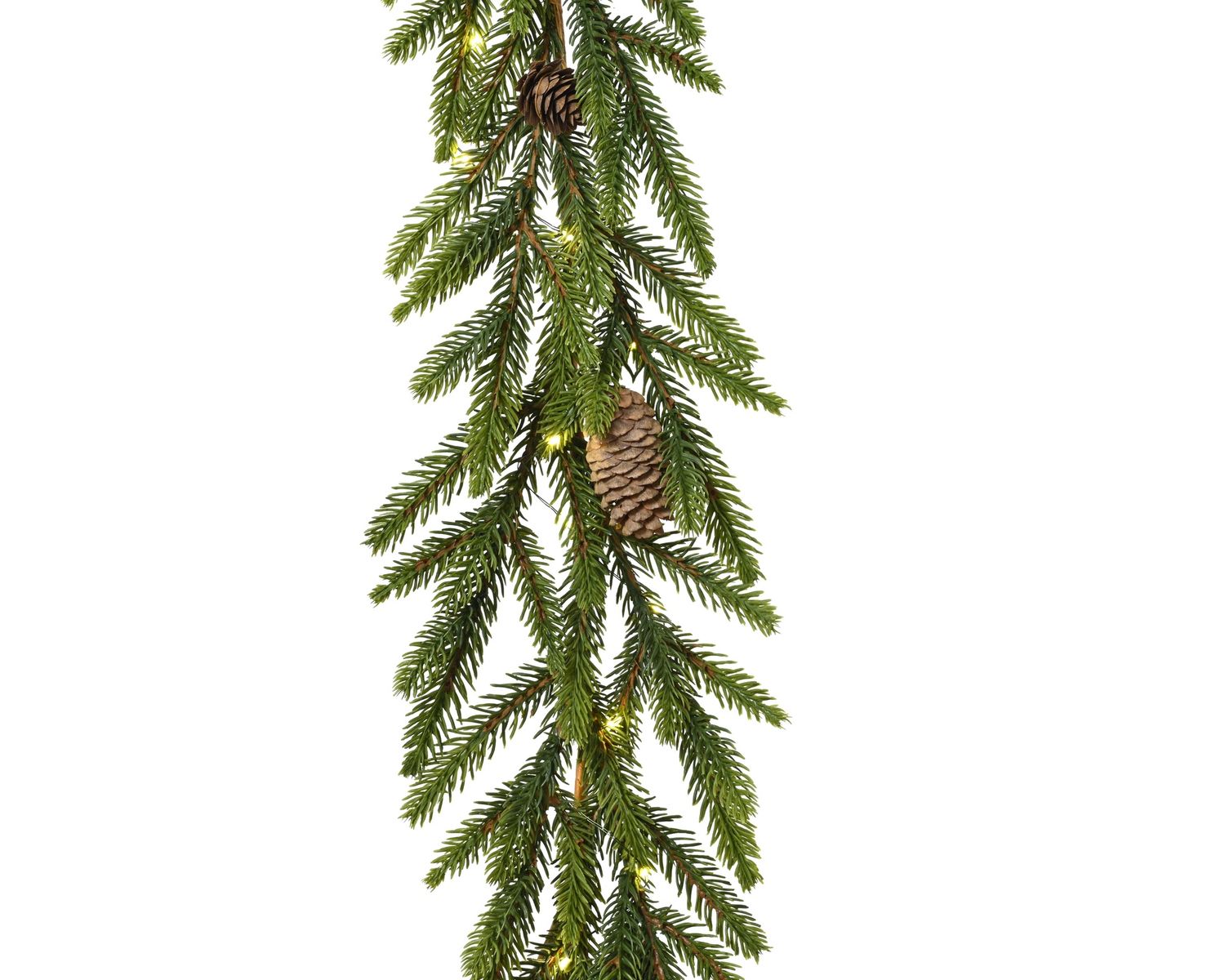 FAUX FIR GARLAND W/LED INDOOR FAUX FIR GARLAND W/LED INDOOR