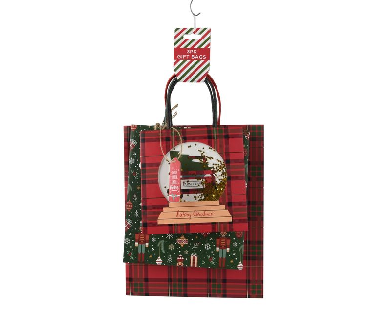 3PK PAPER GIFT BAG (XSML.SML,MED) MIX A 3PK PAPER GIFT BAG (XSML.SML,MED) MIX A