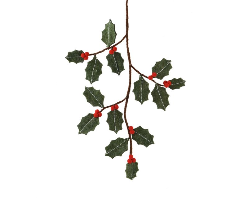 HOLLY BRANCH WOOL HOLLY BRANCH WOOL