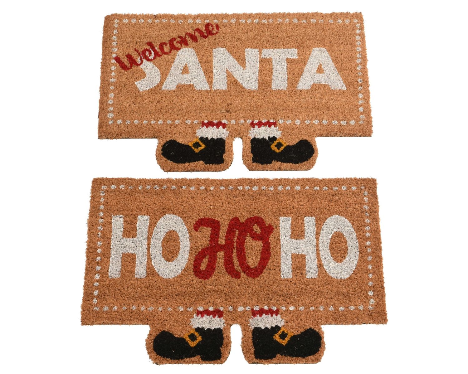 WELCOME SANTA COIR DOORMAT WELCOME SANTA COIR DOORMAT