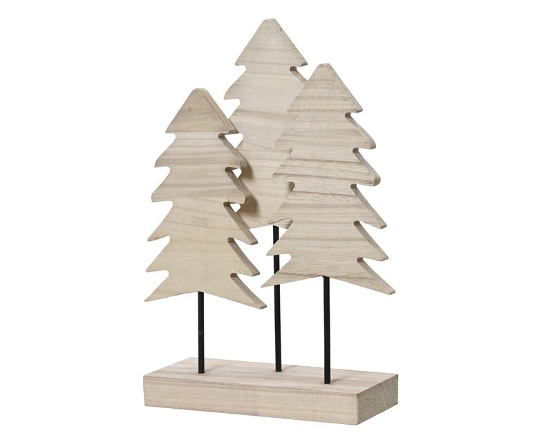 TRIO WOODEN TREE DECOR TRIO WOODEN TREE DECOR