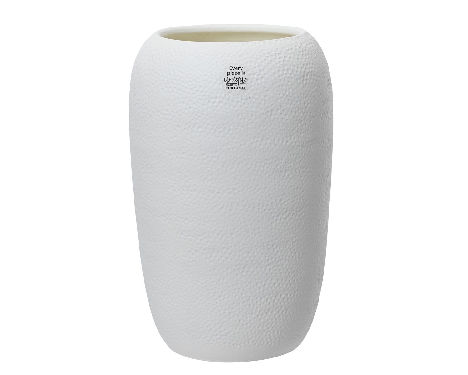 WHITE TERRACOTTA VASE WHITE TERRACOTTA VASE