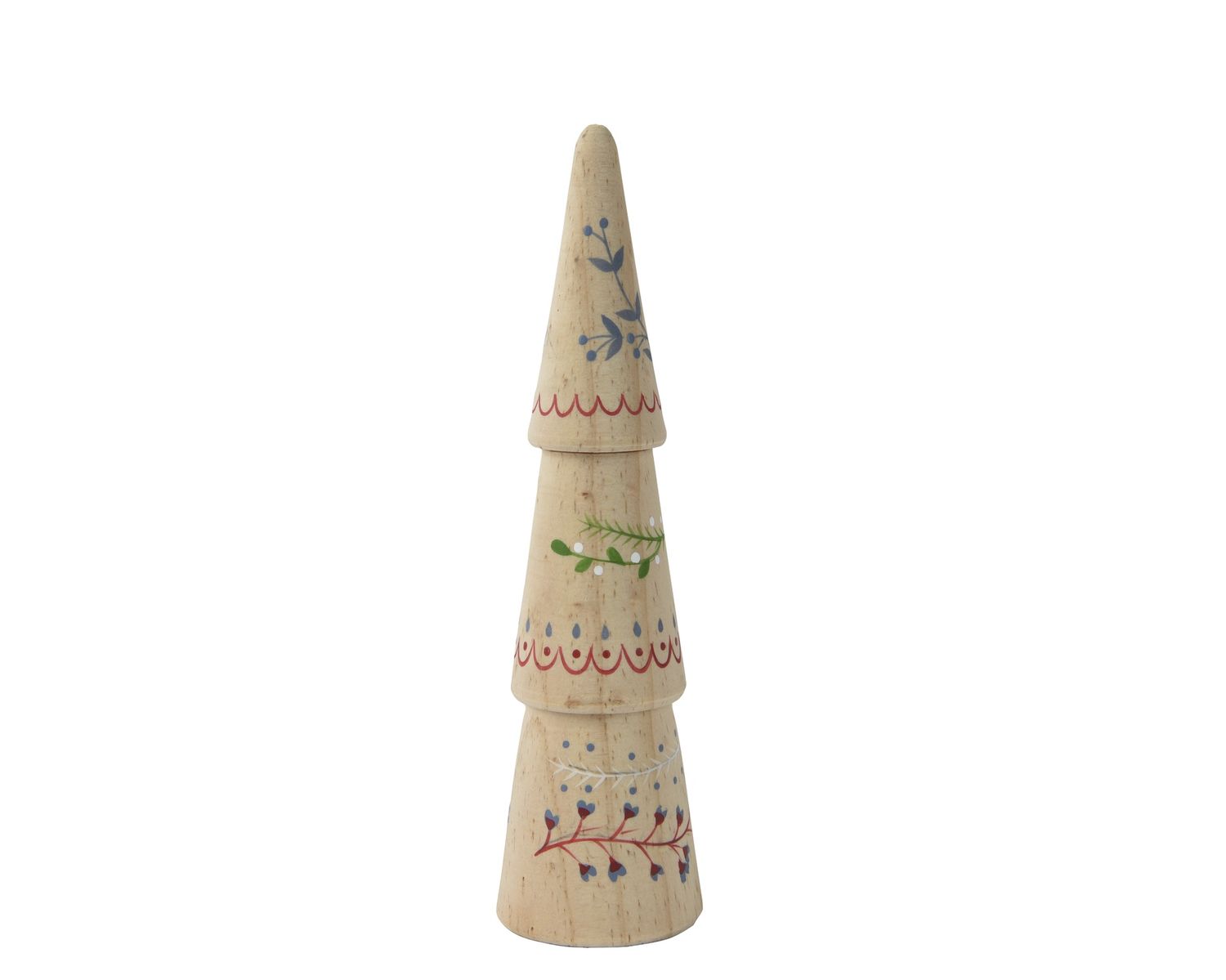 CREAM WOODEN TREE - PAINTING ACCENTS CREAM WOODEN TREE - PAINTING ACCENTS