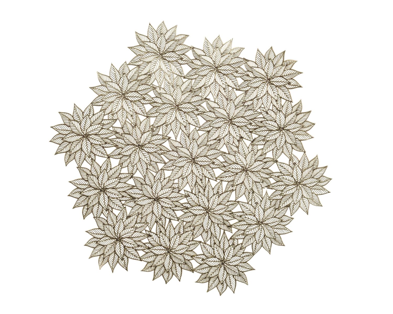 GOLD PONSIETTA PLACEMAT GOLD PONSIETTA PLACEMAT